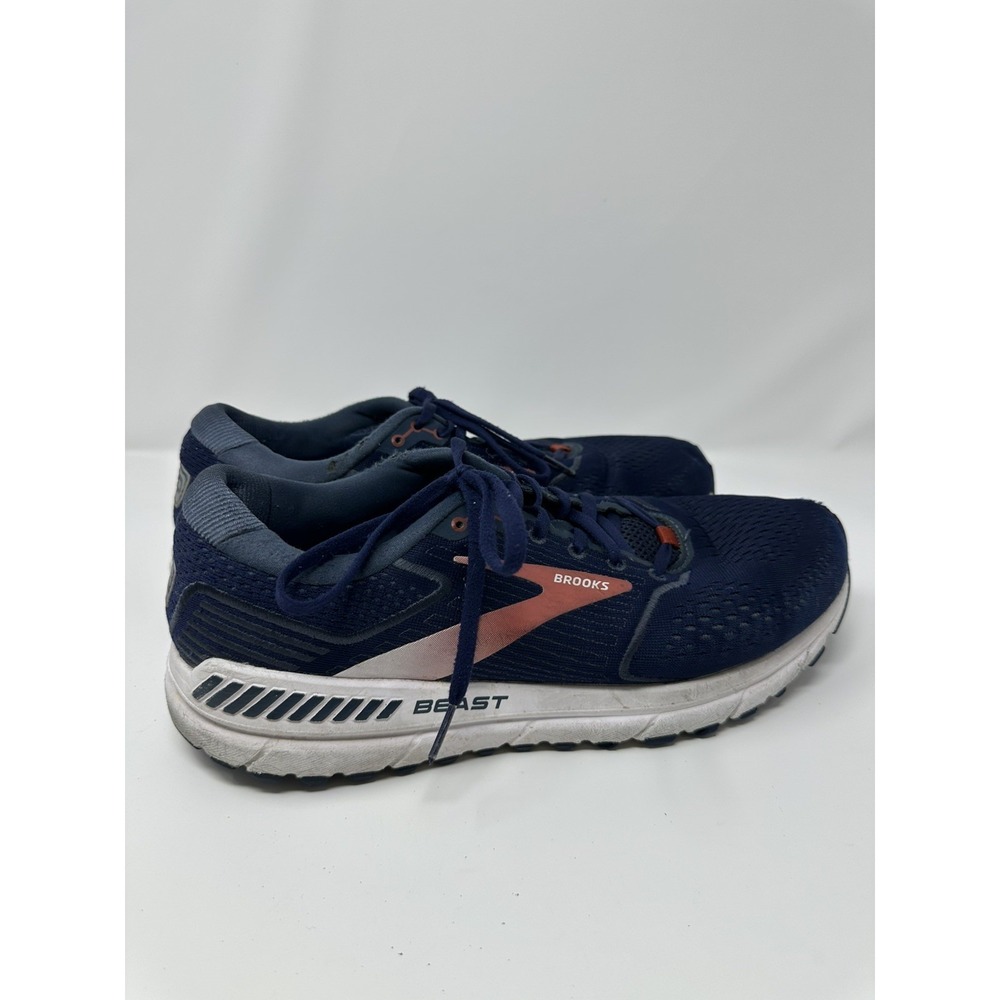 Brooks Beast Men's Running Shoes Size 12 D Navy Blue Stability Trainer 👟🔥 - Picture 7 of 10